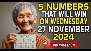 Lucky Numbers 5 NUMBERS TO WIN JACKPOT on Tuesday 19th NOVEMBER 2024  Buddhist Philosophy [upl. by Oaoj277]