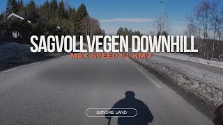 SAGVOLLVEGEN DOWNHILL \ The fastest segment of Ride Two [upl. by Haleak]