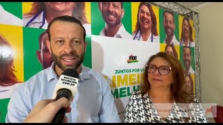 Betinho Neves lança précandidatura a prefeito de Limeira com Mayra Costa de viceprefeita [upl. by Ailecra]