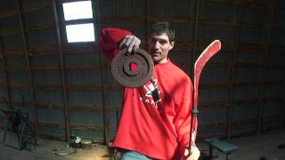 Pavel Datsyuk Stickhandling Tip  How To Make Your Own Weighted Hockey Stick [upl. by Rehportsirhc]