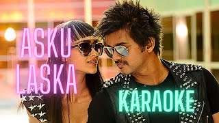 Asku Laska  Karaoke HQ  Harris Jayaraj  Vijay Ileana  with Lyrics [upl. by Moritz]