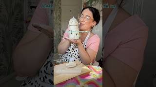 Clay fairy house jar 🧚🏼‍♀️✨🍃 part 1 airdryclay clayart clayideas fairycore fairygardens [upl. by Noni]