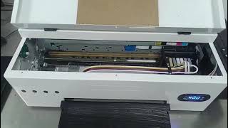 how to move the ink carriage to middle after two red light appear of ACHI A3 Roll DTF printer [upl. by Troxell]