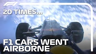 20 Times F1 Cars Went Airborne [upl. by Lupe]