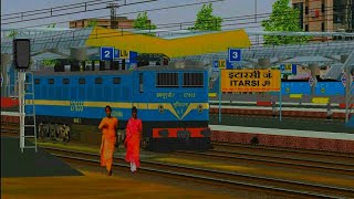 51673 Itarsi  Satna Passenger UnReserved  indian railway in MSTS OPEN RAIL [upl. by Darla]