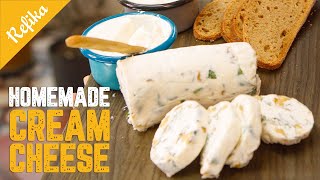 How to Make Your Own Cream Cheese at Home 🧀 3 Different Cheese Recipes in Just 5 Minutes [upl. by Higginson79]