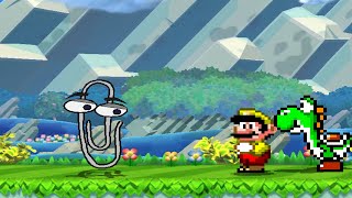 ADD004 MUGEN Clippy Me Vs Super Mario Maker [upl. by Aicilaanna]