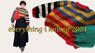 everything i knit in 2024  part 12 [upl. by Eresed33]