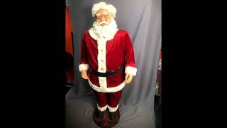 Gemmy Life Size Santa Audio Rip Remastered 2023 [upl. by Goldwin207]