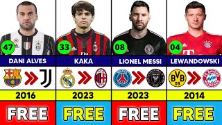 Top 50 Best Free Transfers In Football History [upl. by Bassett]