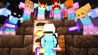 Minecraft Speedrunner VS 6 Hunters THE FINAL MANHUNT [upl. by Aicilat]