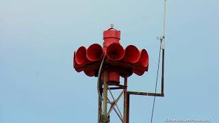 Federal Signal STH10B attack Milton iL Pike co IL Tornado Siren Test [upl. by Kramer]