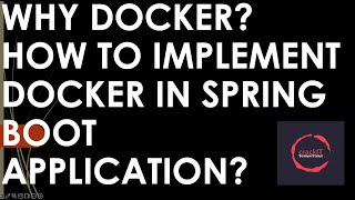 How to implement docker in Spring boot application  With coding demo [upl. by Erodeht]