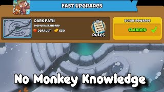 Fast Upgrades  No Monkey Knowledge  BTD6 Quest [upl. by Sillaw]