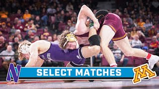 Select Matches Northwestern at Minnesota  Big Ten Wrestling  Feb 4 2024 [upl. by Takeo961]