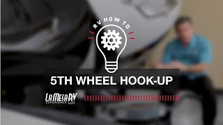 Hooking Up Your Truck To A 5th Wheel Trailer  RV How To La Mesa RV [upl. by Zacks]