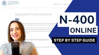 DETAILED N400 ONLINE GUIDE  Application for Naturalization Spouse of US Citizen [upl. by Tilly]