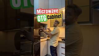 Microwave  OTG Cabinet ✅ kitchen kitchendesign kitchenrenovation home kitchendesigner [upl. by Nayb]