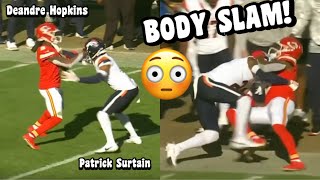 DeAndre Hopkins vs Patrick Surtain GOT HEATED 🤬 WR vs CB Chiefs Vs Broncos 2024 [upl. by Oizirbaf]