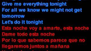 Pitbull feat NeYo  Give Me Everything  Letra en español y inglés en la pantalla [upl. by Nobile55]