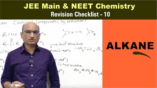 Hydrocarbons  Alkane  Revision Checklist 10 for JEE amp NEET Chemistry [upl. by Leeban]