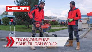 On vous présente la nouvelle tronçonneuse sans fil DSH 60022 [upl. by Wootan]