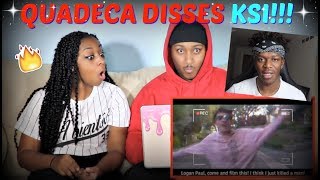 Quadeca quotInsecure KSI Diss Trackquot REACTION [upl. by Cheri]