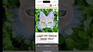 DREAM MASK I ACTUALLY MIGHT CRY therianmask therian therianshopping [upl. by Esirehc970]