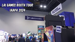 Arcade Booth Tours LAI Games  IAAPA 2024 [upl. by Novanod]