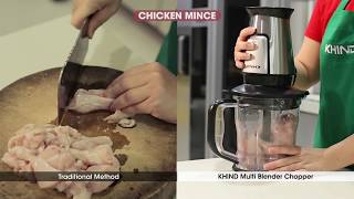 How to chop blend and grind  Khind Multi Blender Chopper BLC129 [upl. by Oner]