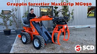 Grappin forestier MaxiGrip MG 950 SCD équipements [upl. by Otreblif414]