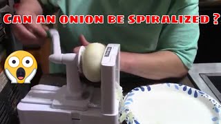 Can an onion be spiralized [upl. by Agon980]