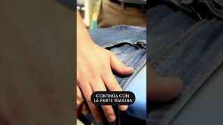 ¿Cómo planchar pantalones de mezclilla en tu tintorería o planchaduría [upl. by Lorusso]