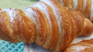 recette des croissants inratables كرواسون ناجحين روعة [upl. by Eivlys947]