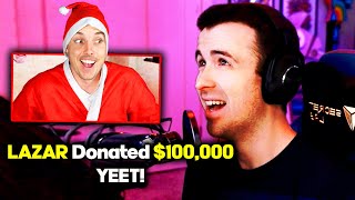 Donating 100000 For Christmas [upl. by Nirroc49]