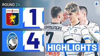 GENOAATALANTA 14  HIGHLIGHTS  La Dea continue winning streak  Serie A 202324 [upl. by Nonohcle]