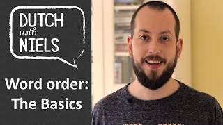 Learn Dutch Word order The basics of building a sentence  with Niels [upl. by Sandry]