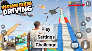 TRYING GAMES LIKE INDIAN BIKE DRIVING 3D😨 INDIAN BIKE DRIVING 3D 3 [upl. by Adorl]