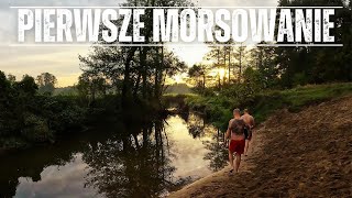 PIERWSZE MORSOWANIE  K SZAKSZUŁKA NA ŚNIADANIE🚴‍♂️🏊rowerprzygodowy [upl. by Dde]