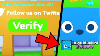 How To GET FREE HUGE BLUEBIRD in Pet Simulator X [upl. by Yetnruoc680]