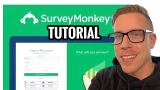 SurveyMonkey Tutorial  How to Create Online Surveys EASY [upl. by Adivad920]