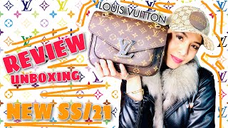 รีวิวกระเป๋าหลุยส์รุ่นใหม่ล่าสุด LV SS21 Louis Vuitton Passy Bag  Unboxing  What fits the bag [upl. by Pfaff352]