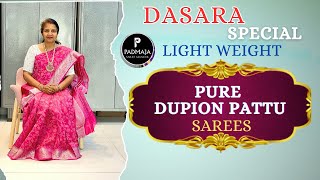 PURE DUPION PATTU LIGHT WEIGHT SAREES  8886222579  NO RETURN  DELIVERY AVAILABLE [upl. by Millford]