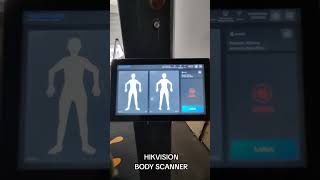 HIKVISION Body ScannerMillimeter Wave Security Inspection System hikvision walkthrough [upl. by Baoj]