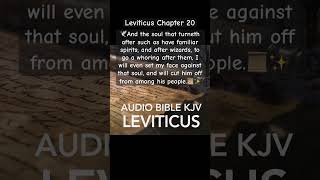 Sanctify yourselves therefore and be ye holy for I am the LORD your God Shorts Leviticus Bible [upl. by Nyleak78]