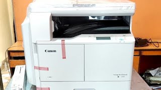 How To Install BrandNew Canon Ir 2206 Copier [upl. by Hootman]