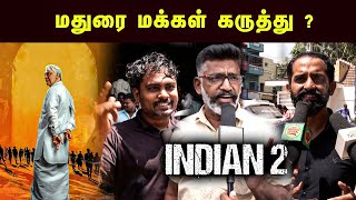 Indian 2 Public Review Madurai  Kamal Haasan  Shankar  Indian 2 Movie Review [upl. by Nacnud230]