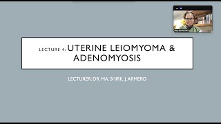 LEIOMYOMA and ADENOMYOSIS [upl. by Mahda]