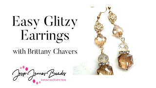 5 Minute Glam Earrings with Brittany Chavers [upl. by Aliber]