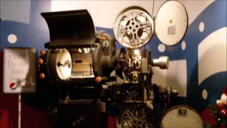 Old Movie Theater Projector Video 2 [upl. by Nhguahs]